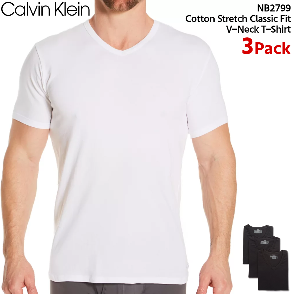 Calvin Klein 半袖Tシャツ 3枚セット NB2799 【カルバンクライン】