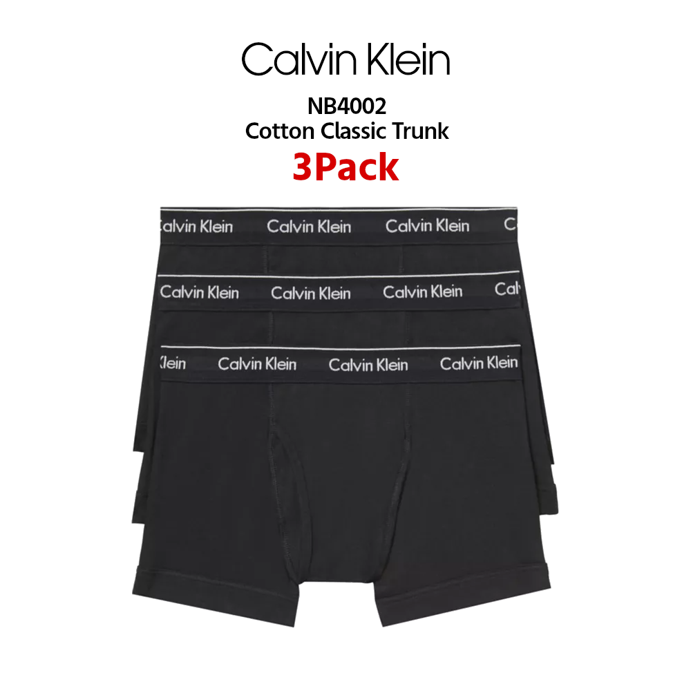 Calvin Klein ボクサーパンツ 3枚セット NB4002 【カルバンクライン】