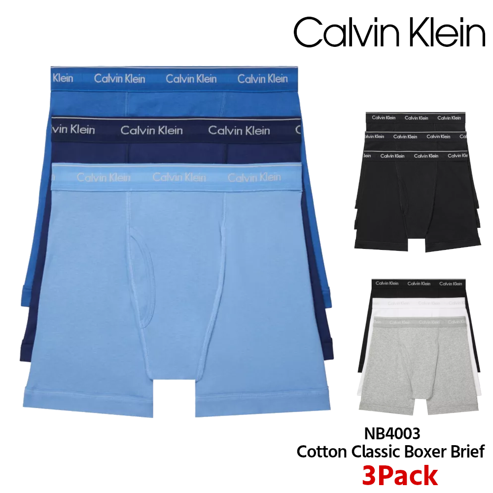 Calvin Klein ボクサーパンツ 3枚セット NB4003 【カルバンクライン】