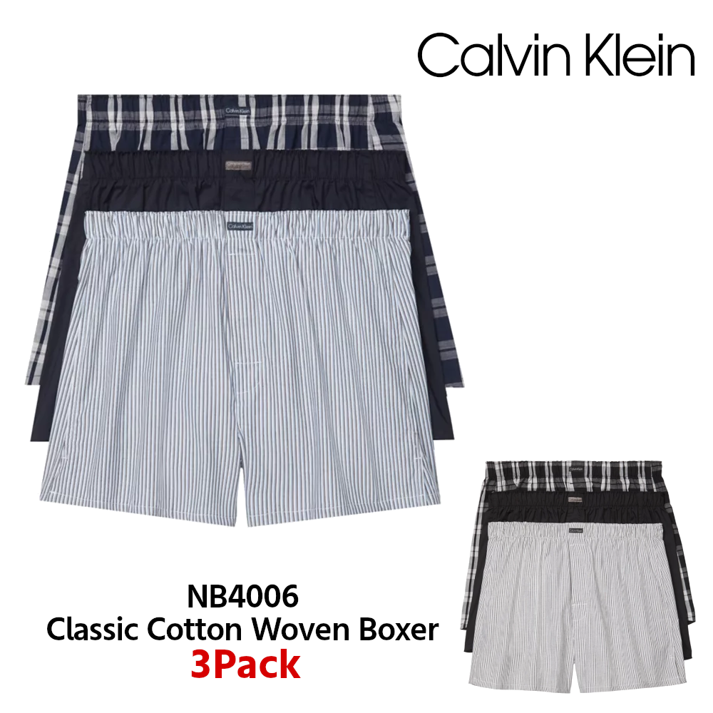 Calvin Klein ニットトランクス 3枚セット NB4006 【カルバンクライン】