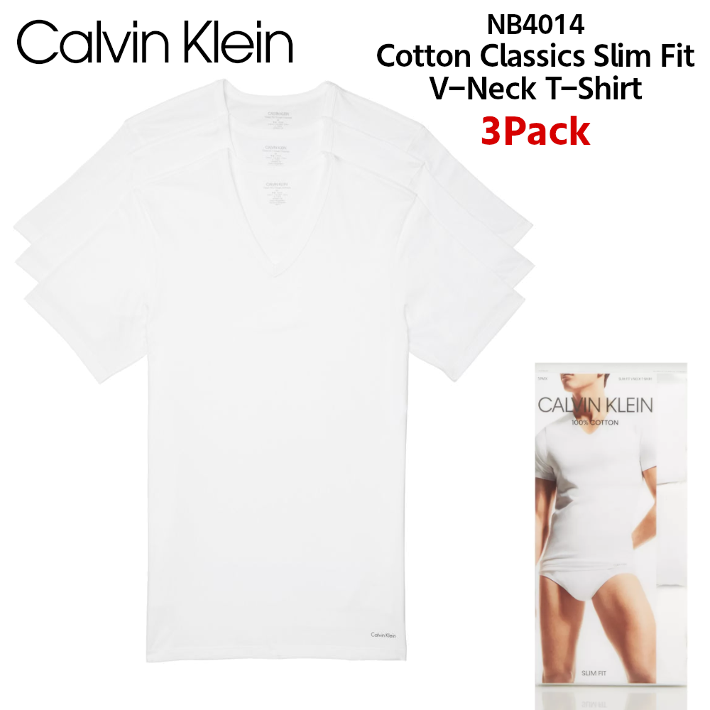 Calvin Klein 半袖Tシャツ 3枚セット NB4014 【カルバンクライン】