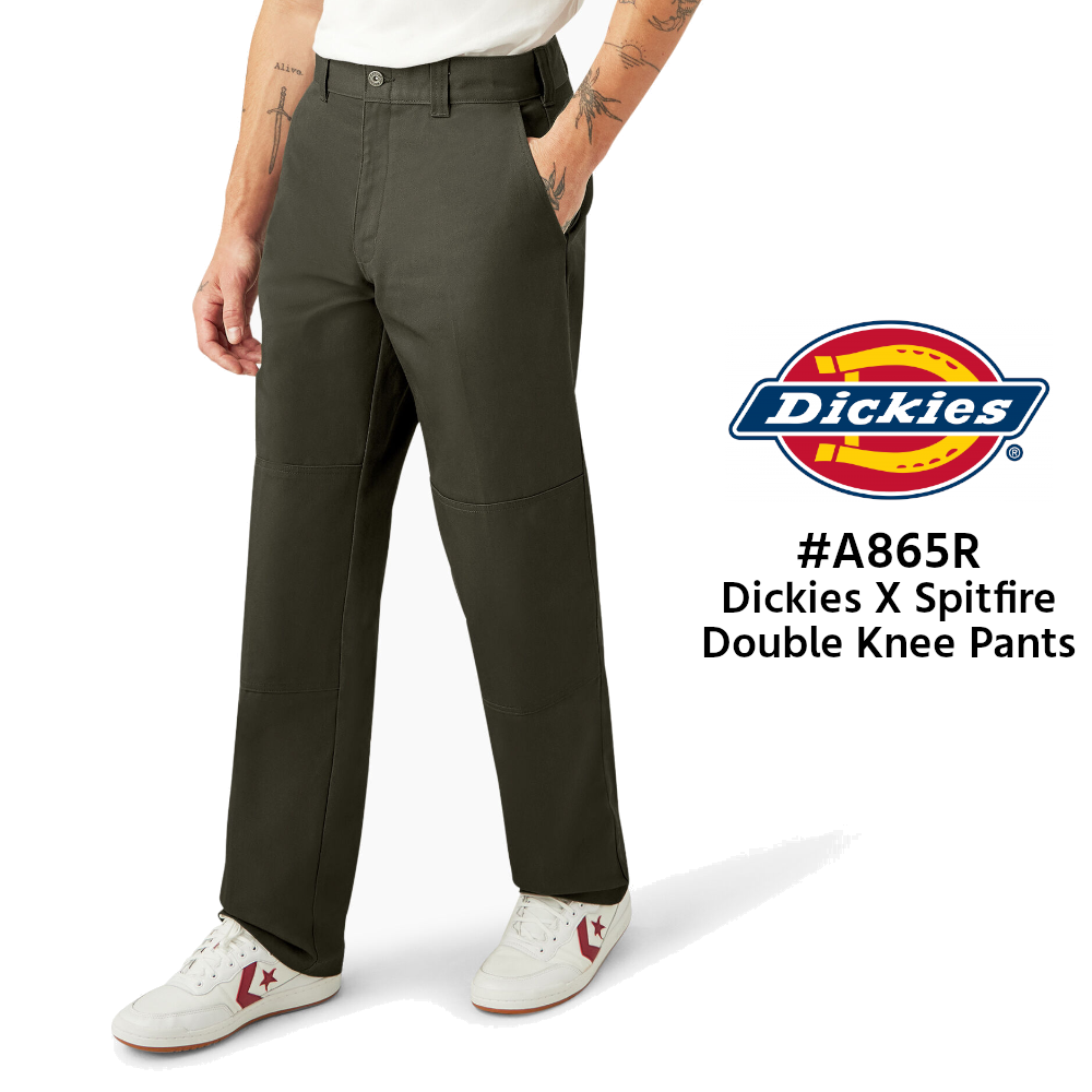 DICKIES ディッキーズ×スピットファイア ダブルニーパンツ #A865R Dickies X Spitfire (USAライン)