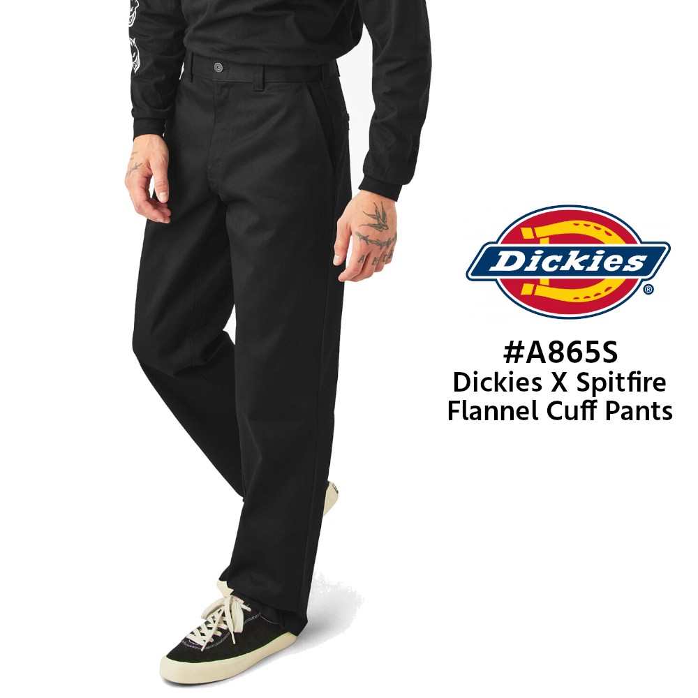 DICKIES ディッキーズ×スピットファイア フランネルカフパンツ #A865S Dickies X Spitfire (USAライン)