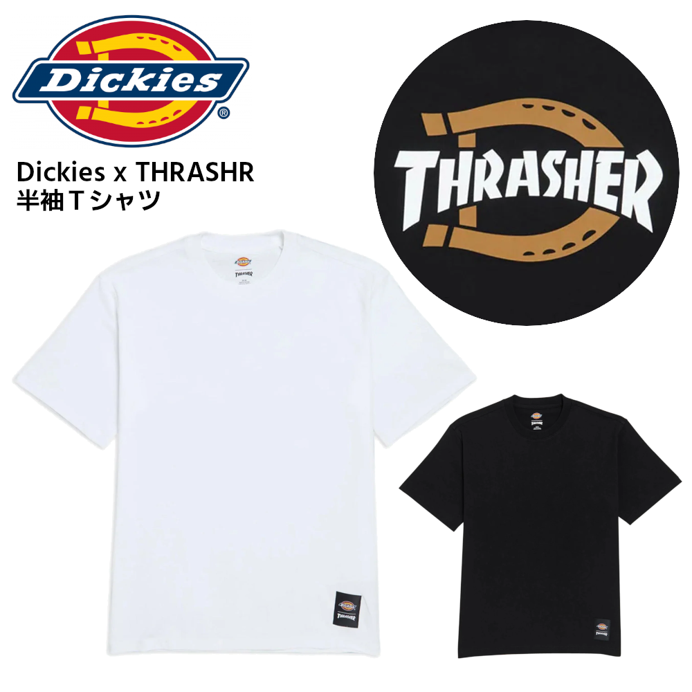 DICKIES × THRASHER 半袖Tシャツ #A88IU ディッキーズ