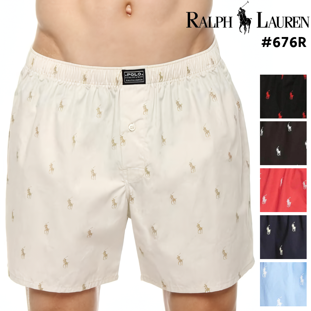 POLO RALPH LAUREN トランクス ボクサー 676R Hanging Woven PP Print Boxer 【ポロラルフローレン】