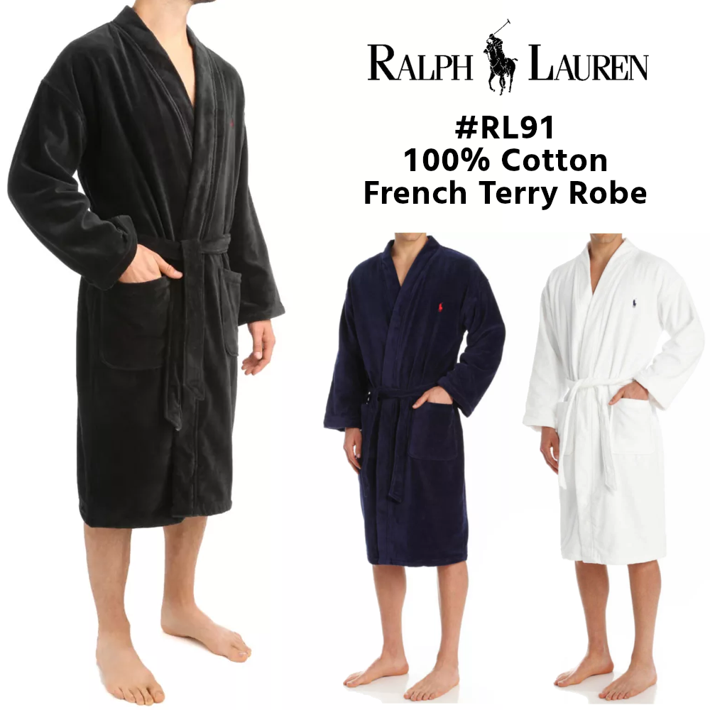 POLO RALPH LAUREN バスローブ RL91 Cotton French Terry Robe 【ポロラルフローレン】