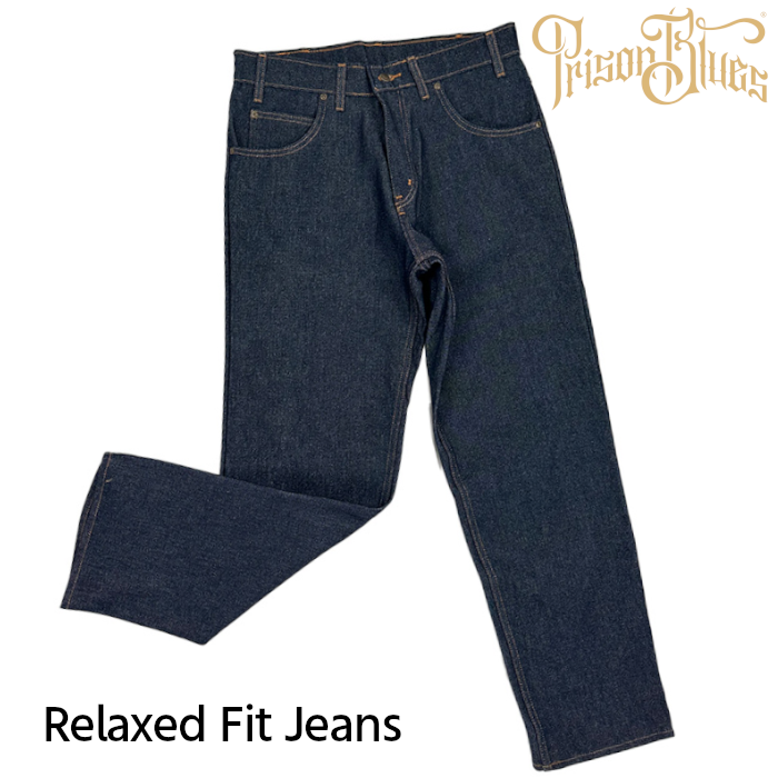 PRISON BLUES リラックスフィットジーンズ Relaxed Fit Jeans プリズンブルース