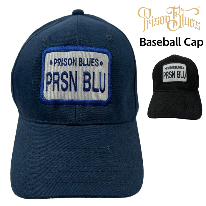 PRISON BLUES ベースボールキャップ ロゴ刺繍 Baseball Cap w/Prison Blues Logo プリズンブルース
