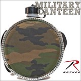 ROTHCO ロスコ 水筒 #173 #174 GREEN CAMO CANTEEN 約1.9L 約740ml