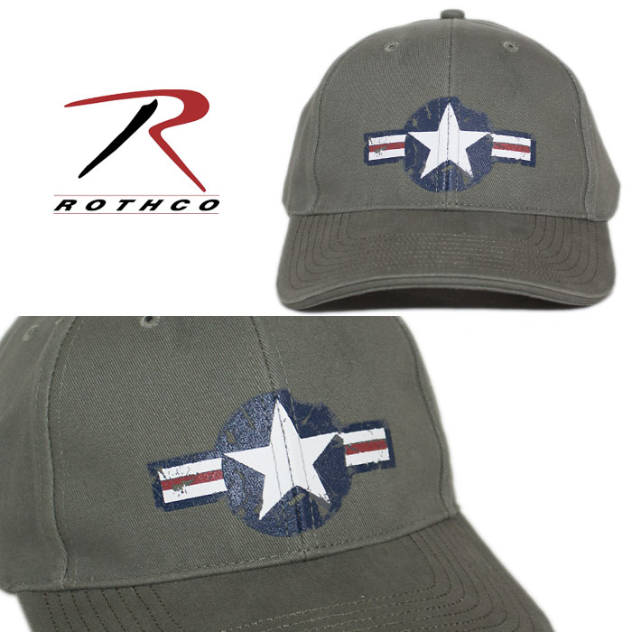 ROTHCO【ロスコ】キャップ ミリタリー #9714　Vintage Air Corps Logo Low Profile Cap