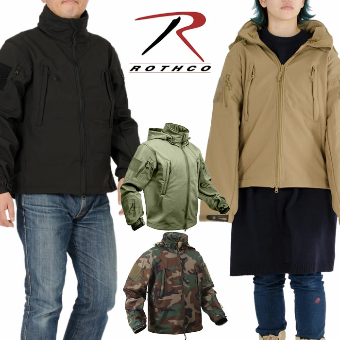 ROTHCO【ロスコ】タクティカル ソフトシェル ジャケット 4色　Special Ops Tactical Soft Shell Jacket