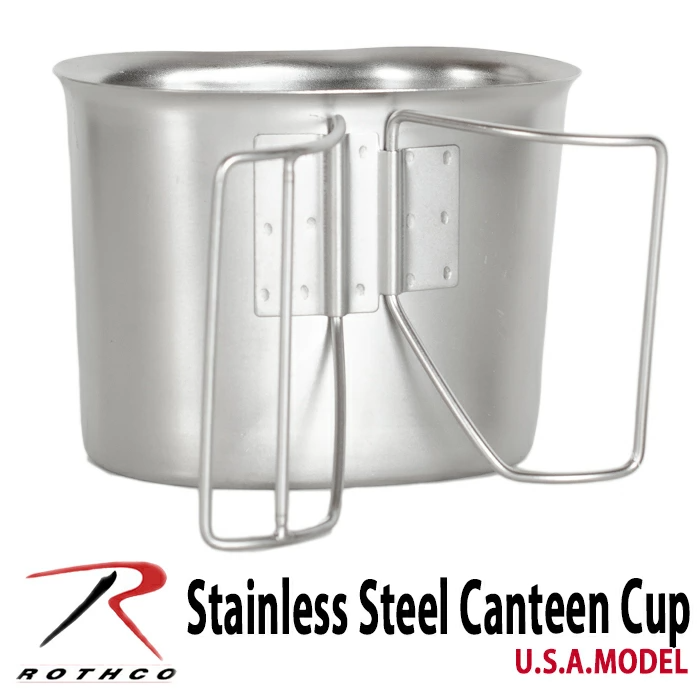ROTHCO【ロスコ】スティール カップ 飯ごう #8512　Stainless Steel Canteen Cup and Cover Set