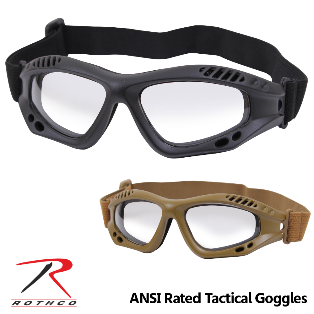 ROTHCO ロスコ ANSI認定 タクティカルゴーグル ANSI Rated Tactical Goggles