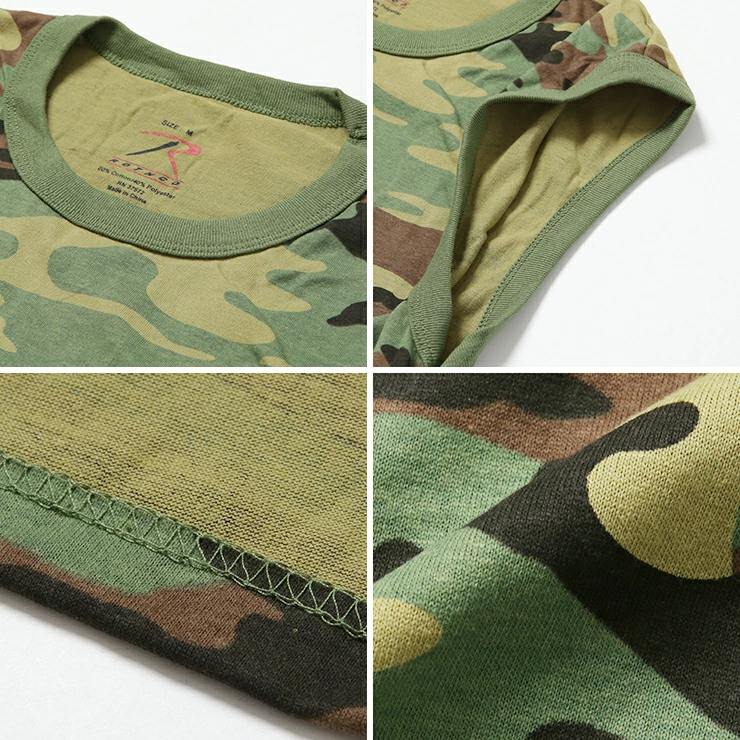 ROTHCO【ロスコ】ノースリーブTシャツ 迷彩 #6700 Woodland Camo Muscle Shirt | アメカジ衣料 卸売り ...