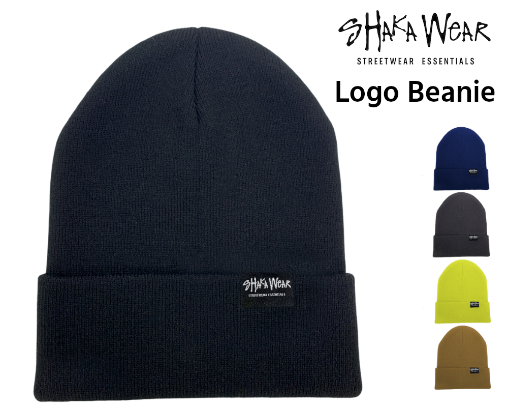 SHAKA WEAR (シャカウェア) ロゴ ビーニー ニットキャップ Logo Beanie