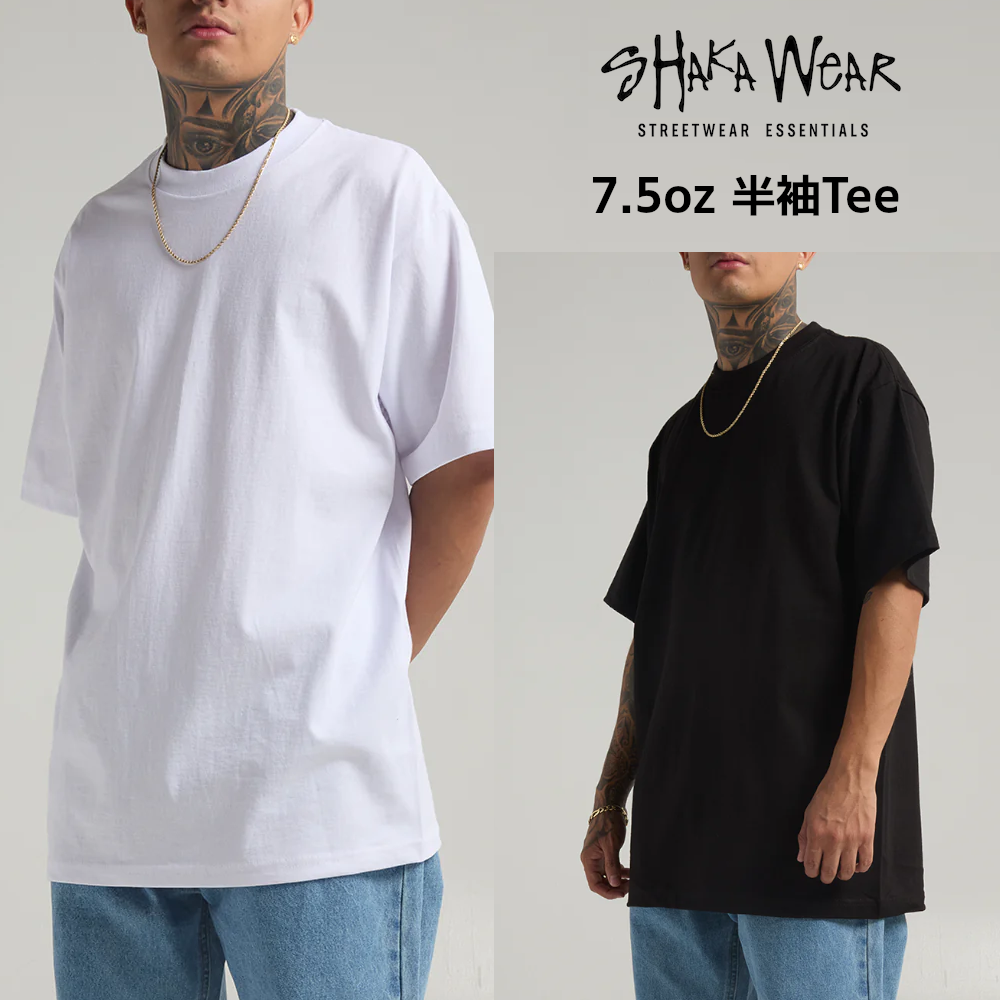 SHAKA WEAR (シャカウェア) マックスヘビーウェイト 半袖Tシャツ 7.5oz Max Heavyweight Short Sleeve