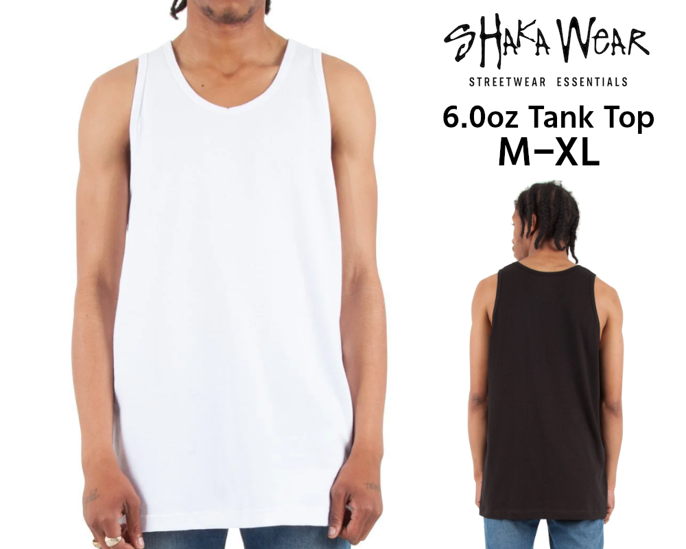 SHAKA WEAR (シャカウェア) 6.0オンス タンクトップ シャツ 6.0 oz Tank Top