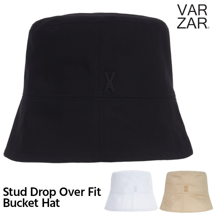 VAZAR バザール スタッズ オーバーフィット バケットハット 韓国 Stud drop over fit bucket hat black