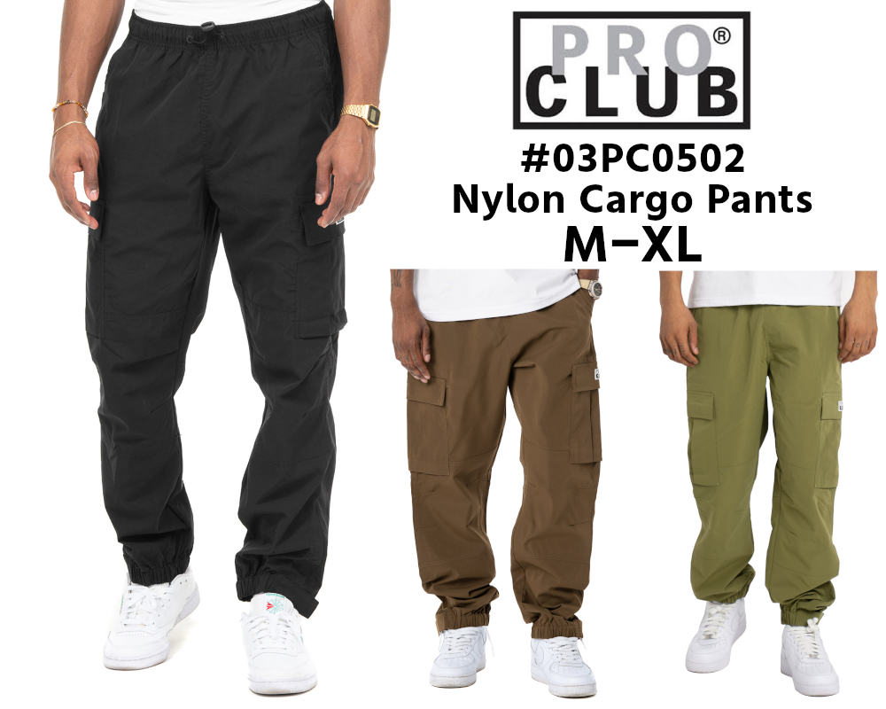 PROCLUB #03PC0502 ナイロン カーゴパンツ Ripstop Nylon Cargo Pants プロクラブ