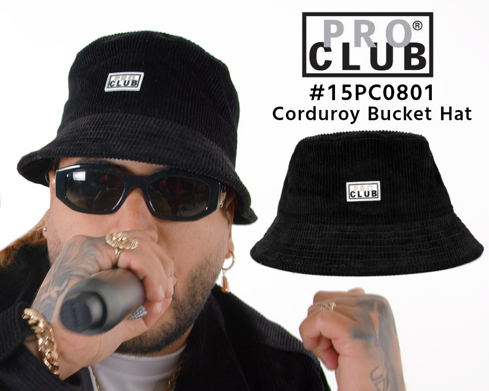 PROCLUB #15PC0801 バケットハット コーデュロイ Pro Club Corduroy Bucket Hat プロクラブ