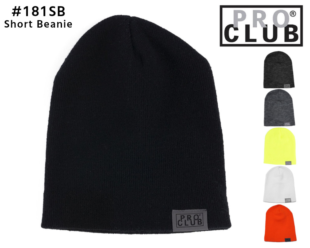 PROCLUB #181SB ニットキャップ Pro Club Men's Short Beanie プロクラブ