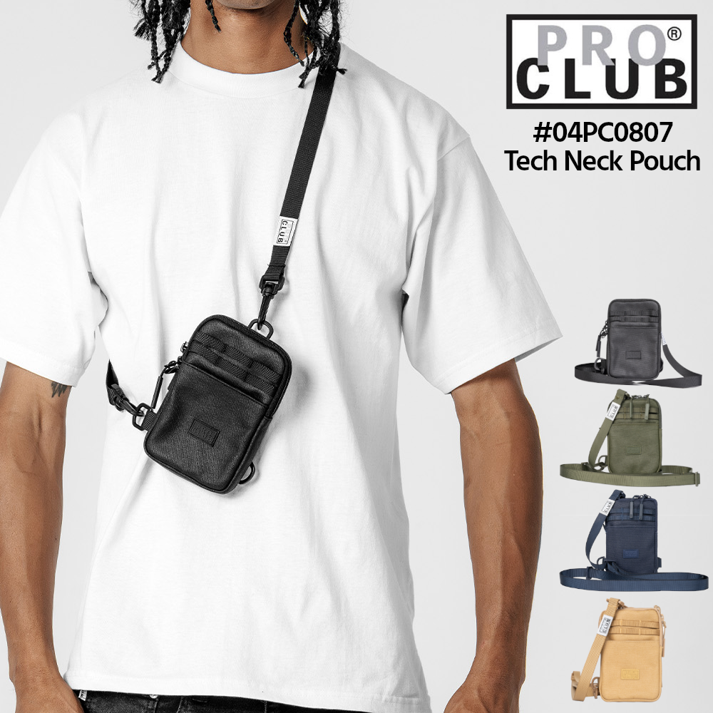 PROCLUB ネックポーチ ショルダーポーチ Tech Neck Pouch (プロクラブ) #04PC0807