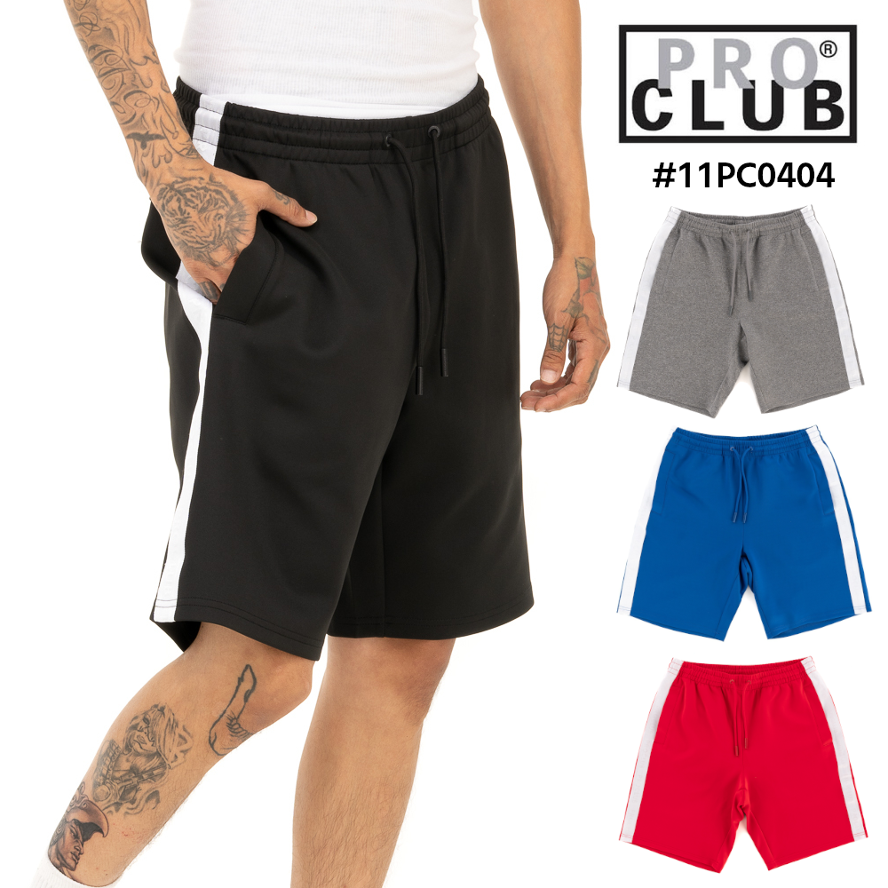 PROCLUB #11PC0404 トラックハーフパンツ (コンフォート) Comfort PC Stripe Track Short プロクラブ